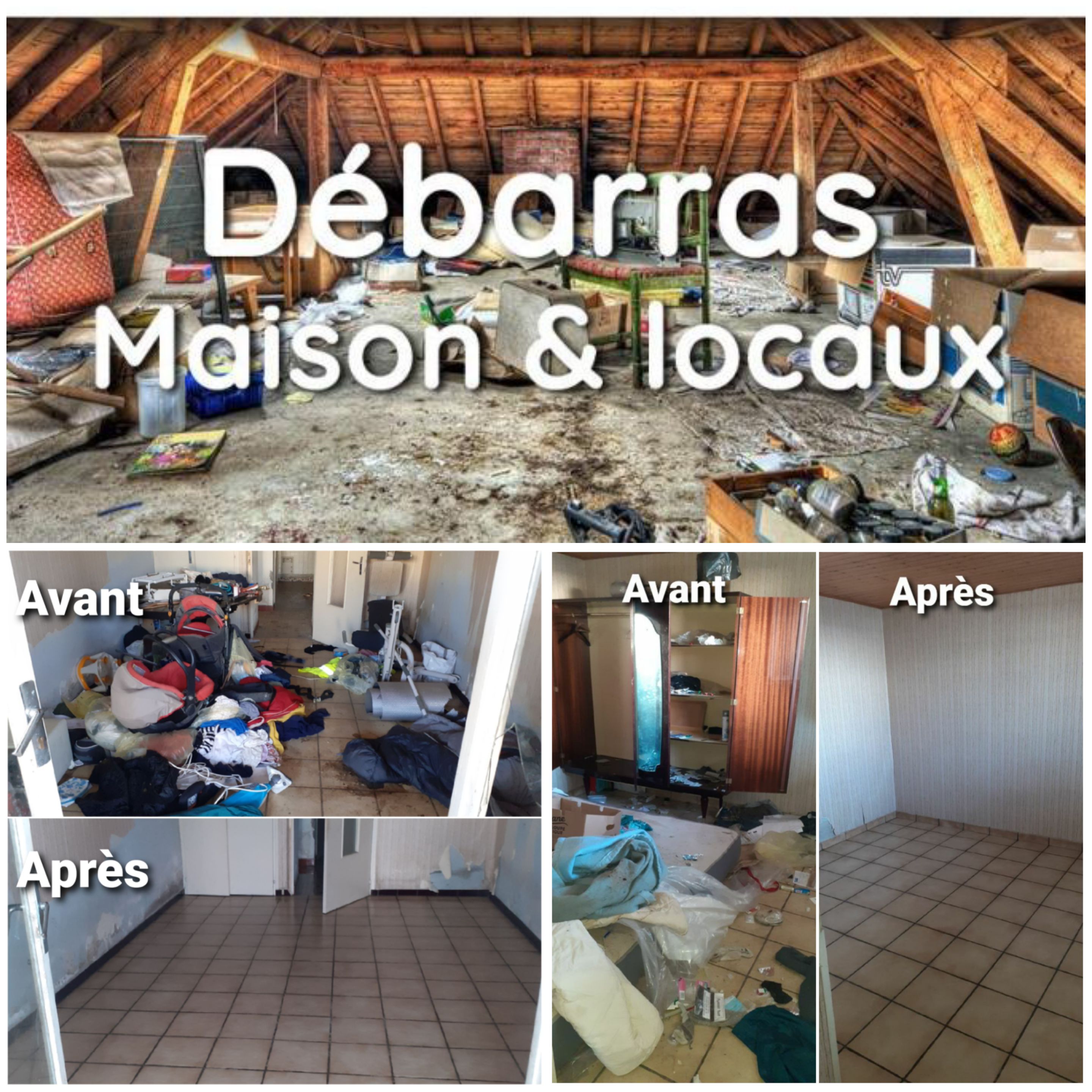 Débarras / Vide / Nettoyage maison insalubre (Loire-Atlantique et la Vendée)